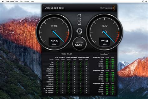 testing hard drive speed mac|blackmagic hard drive speed test.